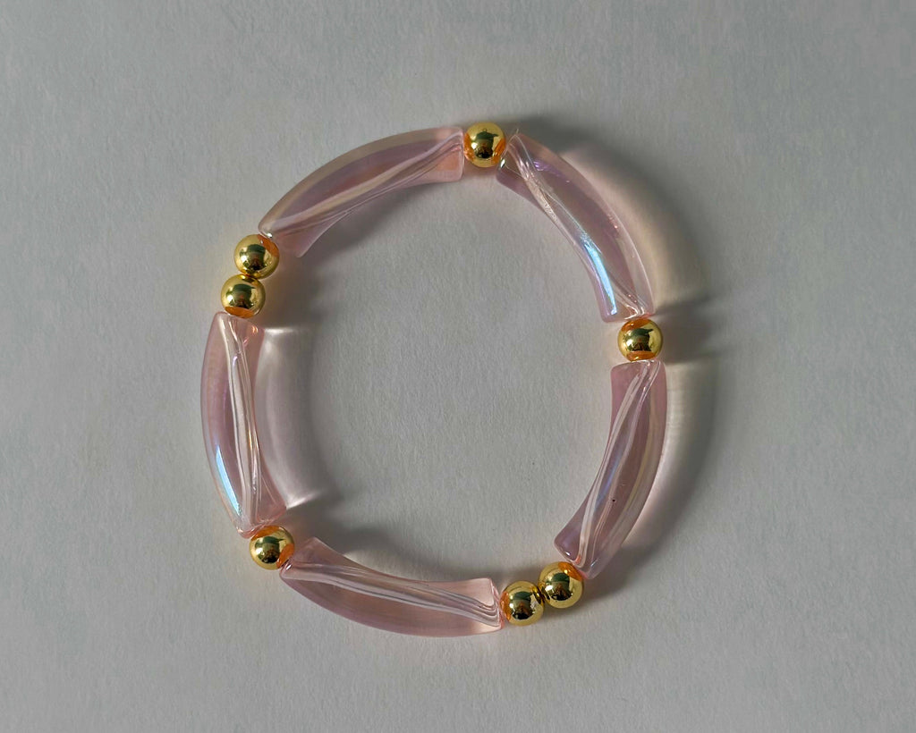 Pink Transparent [Tornasol] Bracelet